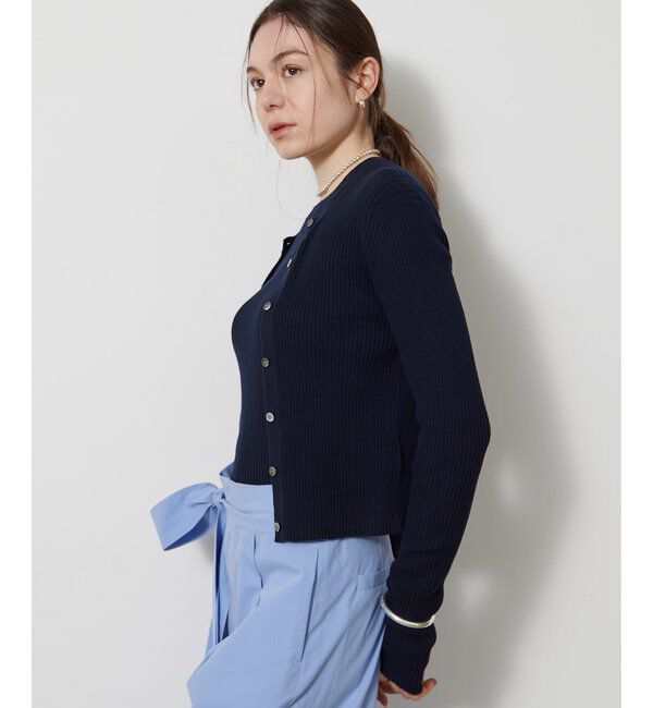  「ホールガーメントRIBカーディガン」|ニット・セーター|