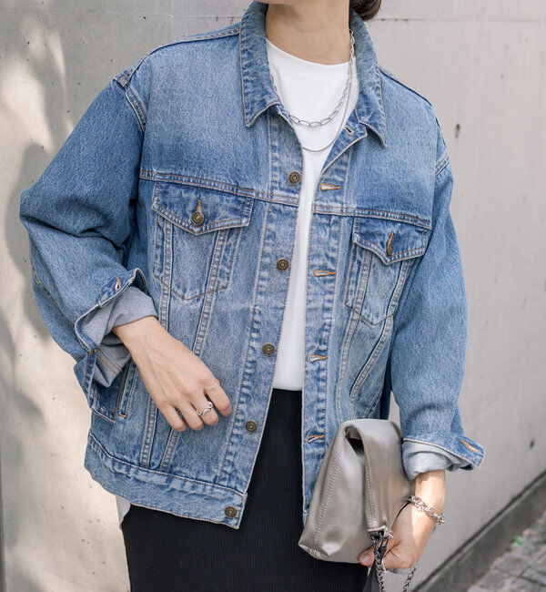  「【リバイバル/新色追加/羽織るだけでサマになる】デニムジャケット」|デニムジャケット|