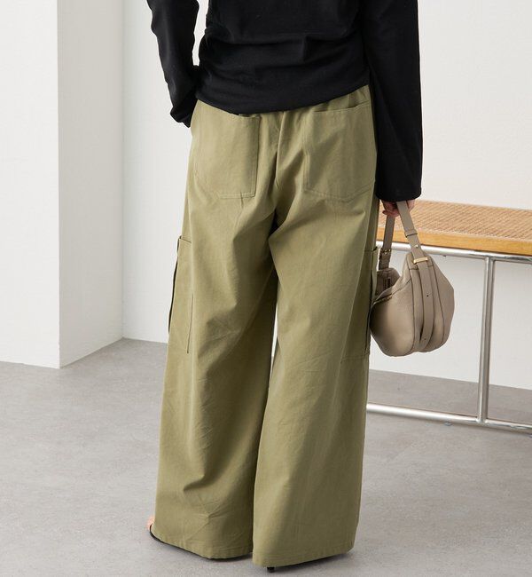  「【A・MONN(アモン)】ミリタリーWウエストカーゴパンツ」|チノ|