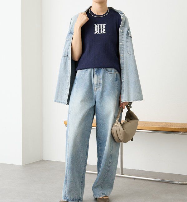  「予約【快適な着心地】ロゴタンクニット」|ニット・セーター|