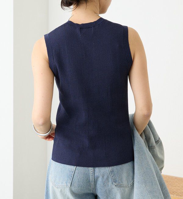  「予約【快適な着心地】ロゴタンクニット」|ニット・セーター|