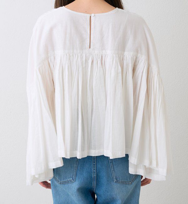  「予約【着映え】ギャザーボリュームブラウス」|シャツ・ブラウス|