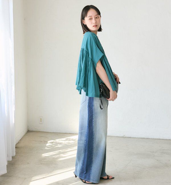  「予約【着映え】ギャザーボリュームブラウス」|シャツ・ブラウス|