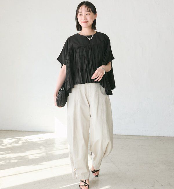  「予約【着映え】ギャザーボリュームブラウス」|シャツ・ブラウス|