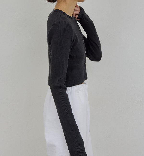  「【PEAS】コットンシルクカーディガン」|Tシャツ・カットソー|