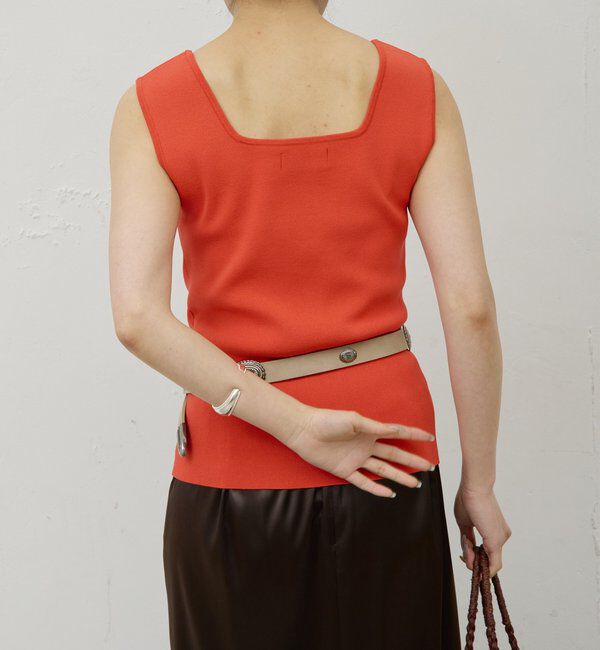  「スクエアネックタンク」|ニット・セーター|