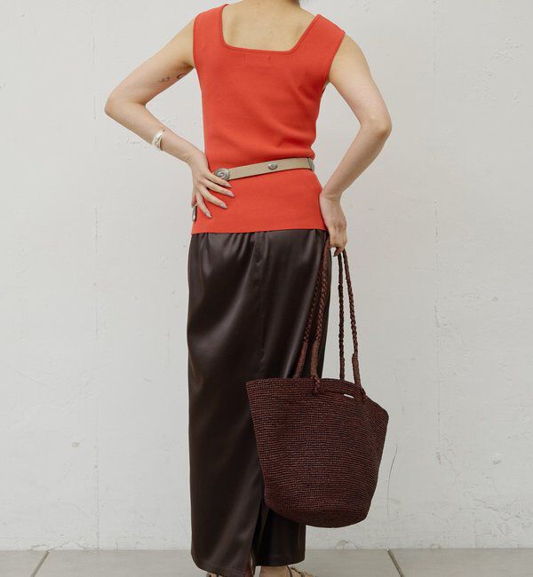  「スクエアネックタンク」|ニット・セーター|