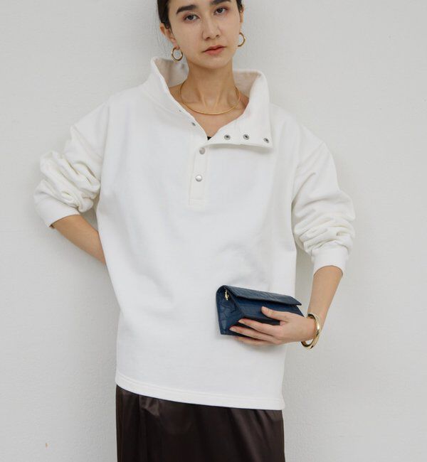  「ハーフスナップスウェット」|Tシャツ・カットソー|