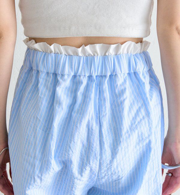  「ストライプイージーパンツ」|チノ|