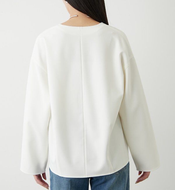  「ダブルクロスVブラウス」|シャツ・ブラウス|