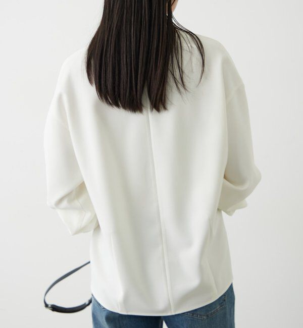  「ダブルクロスVブラウス」|シャツ・ブラウス|