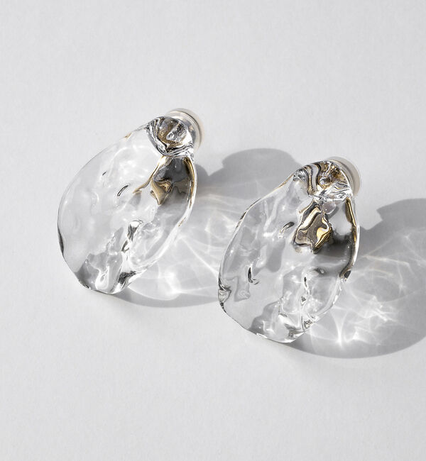 collex「【HARIO Lampwork Factory】タシーニック ピアス」|ピアス|クリア