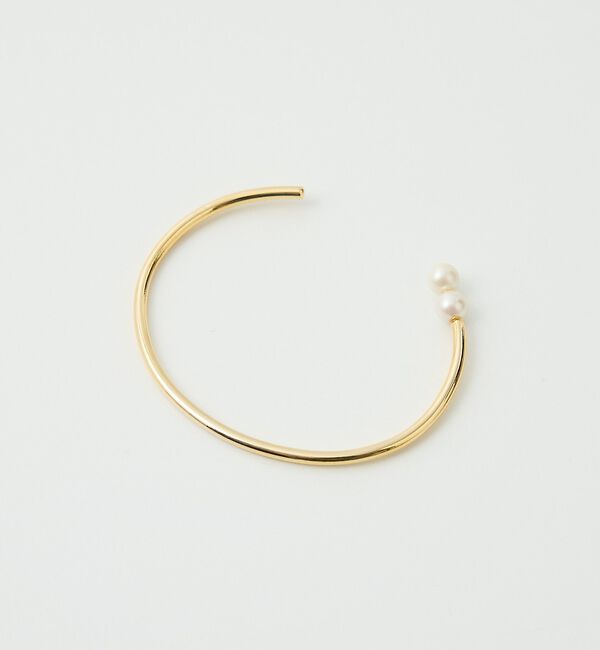 collex「【dignif】【金属アレルギー対応】ツインパールバングル」|ブレスレット・バングル|