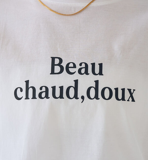 Rouge vif「ターンバックロゴTシャツ」|Tシャツ・カットソー|