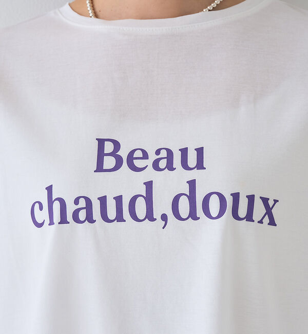 Rouge vif「ターンバックロゴTシャツ」|Tシャツ・カットソー|