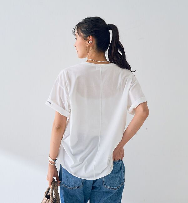 Rouge vif「ターンバックロゴTシャツ」|Tシャツ・カットソー|