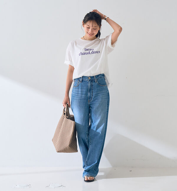 Rouge vif「ターンバックロゴTシャツ」|Tシャツ・カットソー|