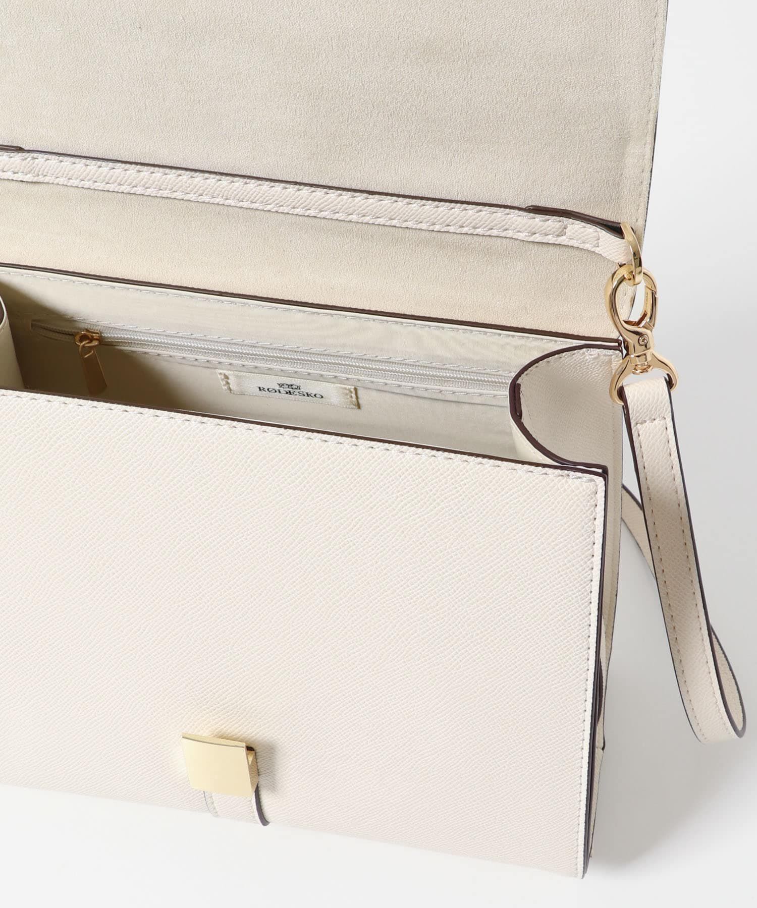 RODE SKO「サブバッグ付フラップハンドバッグ」|ハンドバッグ|