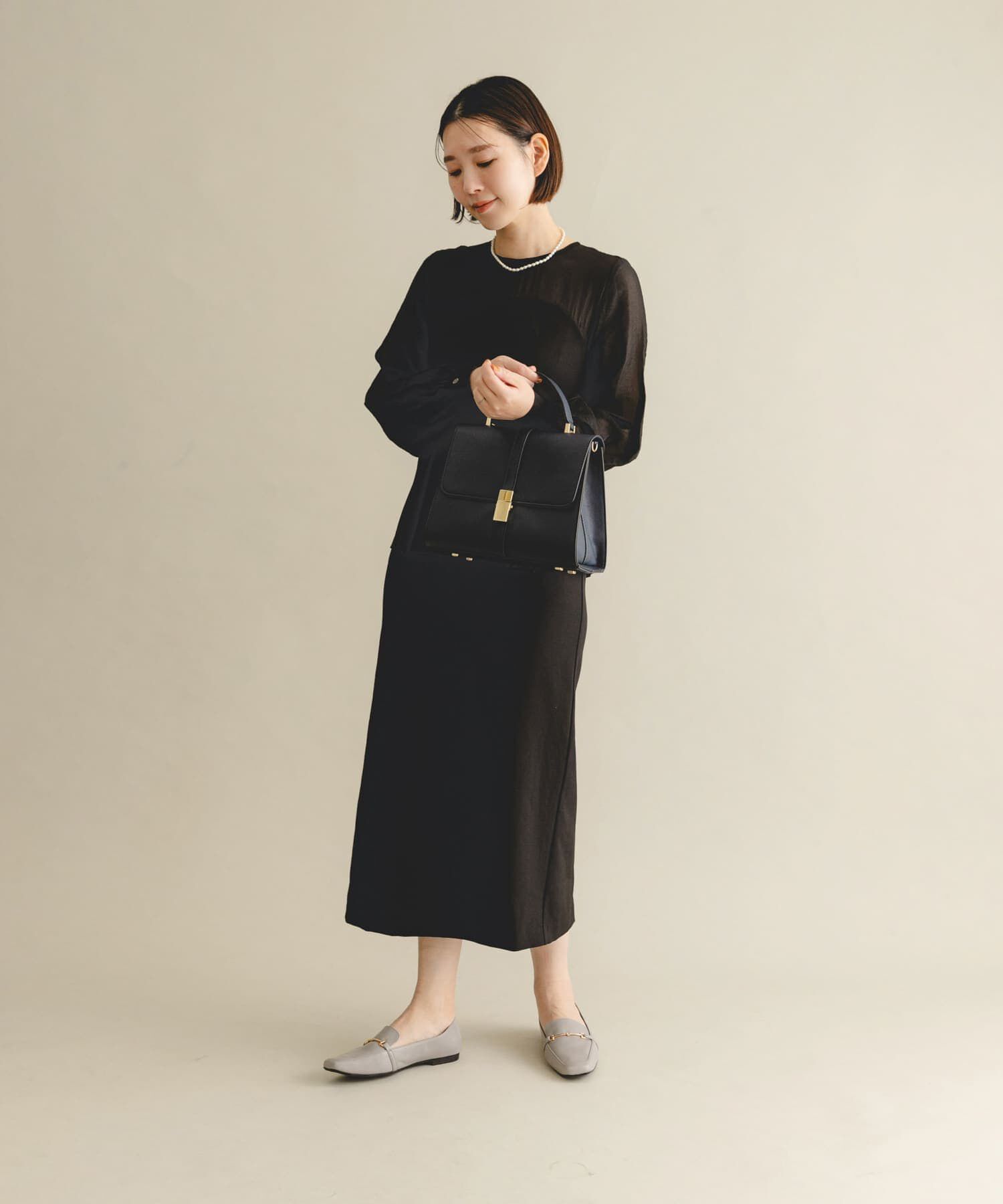 RODE SKO「サブバッグ付フラップハンドバッグ」|ハンドバッグ|