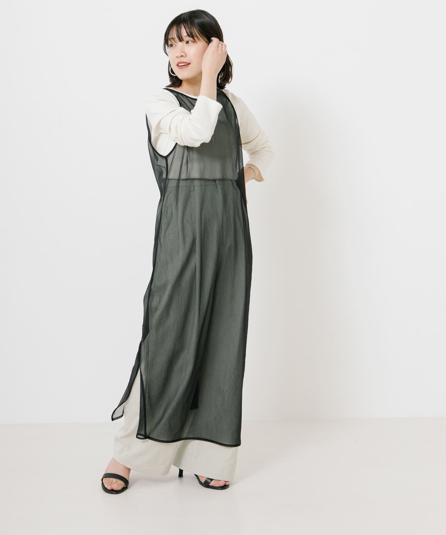 URBAN RESEARCH「シアーレイヤードワンピース」|ワンピース|