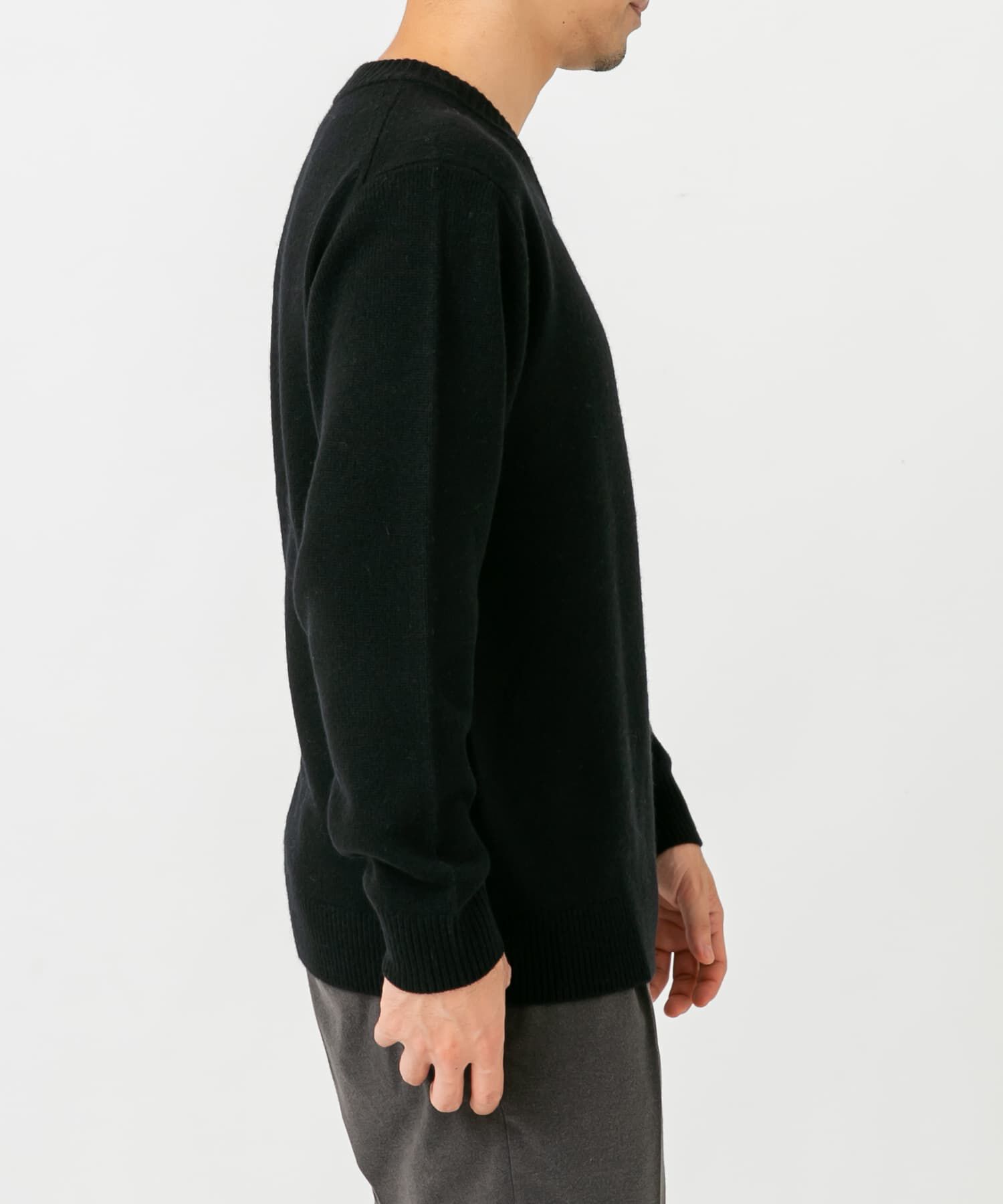 URBAN RESEARCH ROSSO「『XLサイズあり』ハミルトンラムズウールVネックニット」|ニット・セーター|