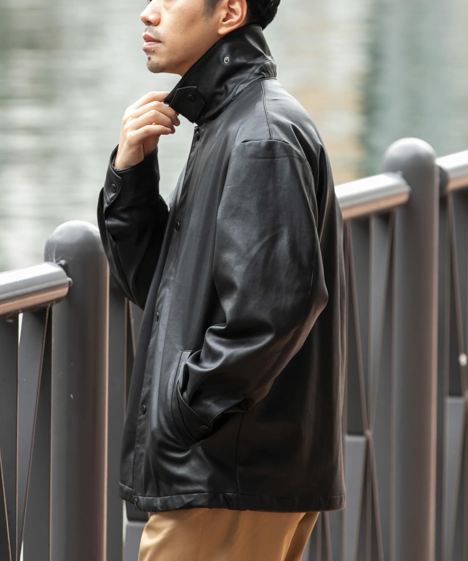 URBAN RESEARCH ROSSO「『XLサイズあり』ビーガンファブリックコーチジャケット」|その他|