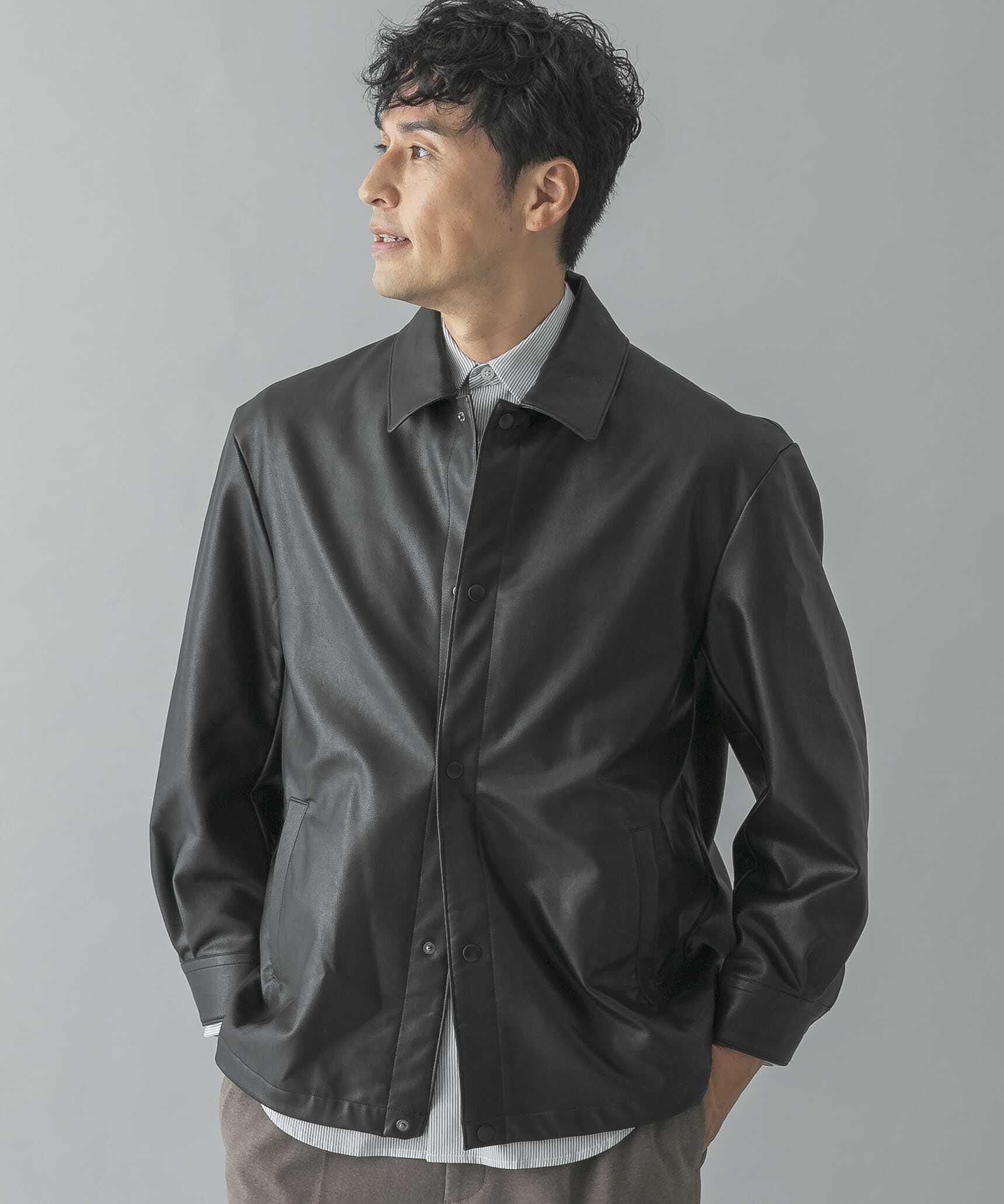 URBAN RESEARCH ROSSO「『XLサイズあり』ビーガンファブリックコーチジャケット」|その他|