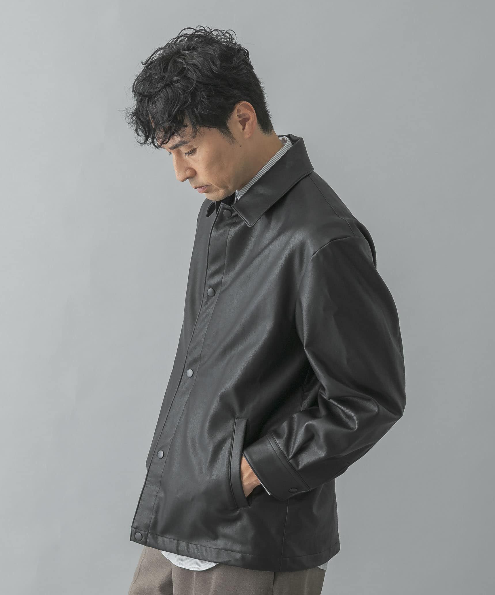 URBAN RESEARCH ROSSO「『XLサイズあり』ビーガンファブリックコーチジャケット」|その他|