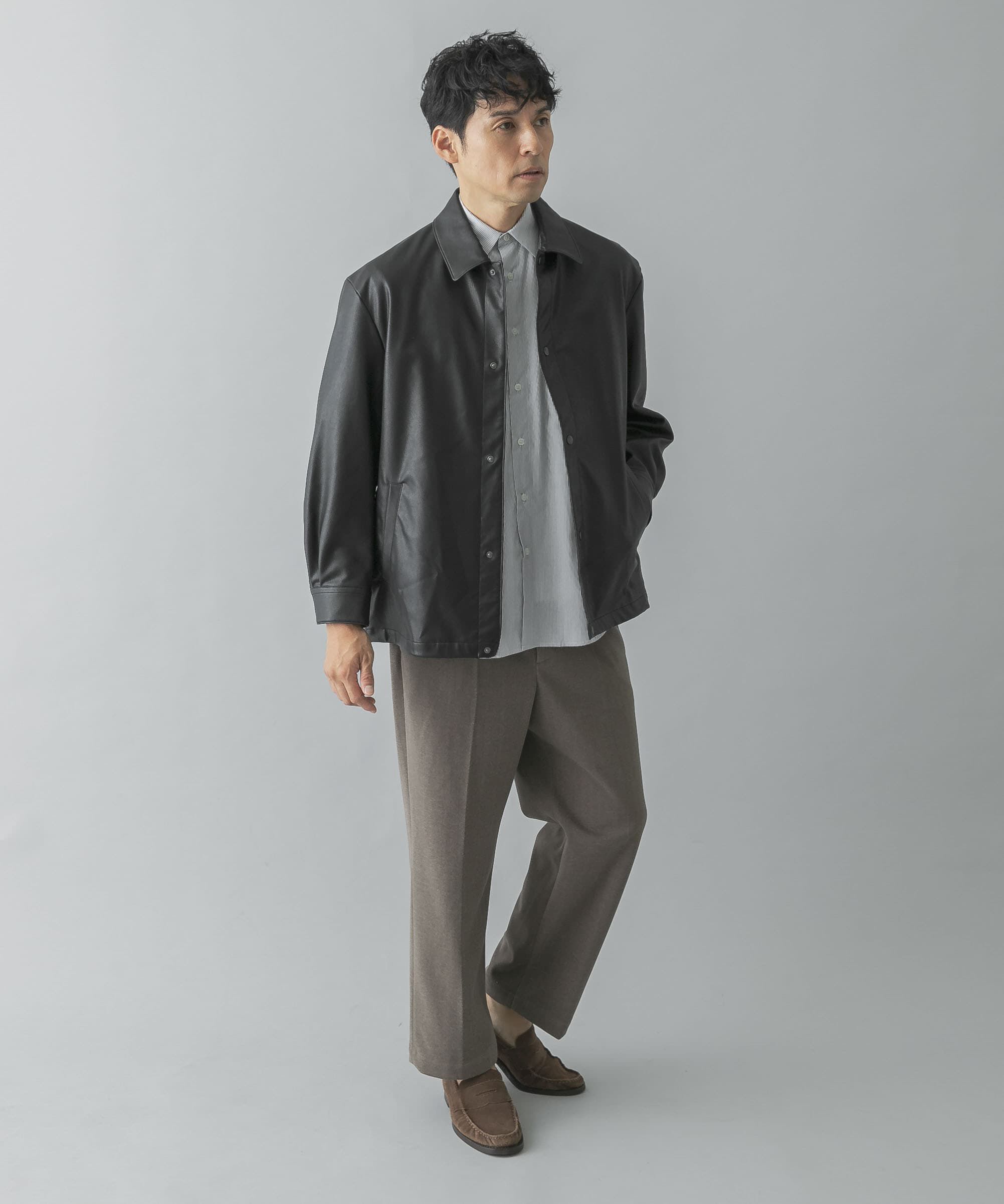 URBAN RESEARCH ROSSO「『XLサイズあり』ビーガンファブリックコーチジャケット」|その他|