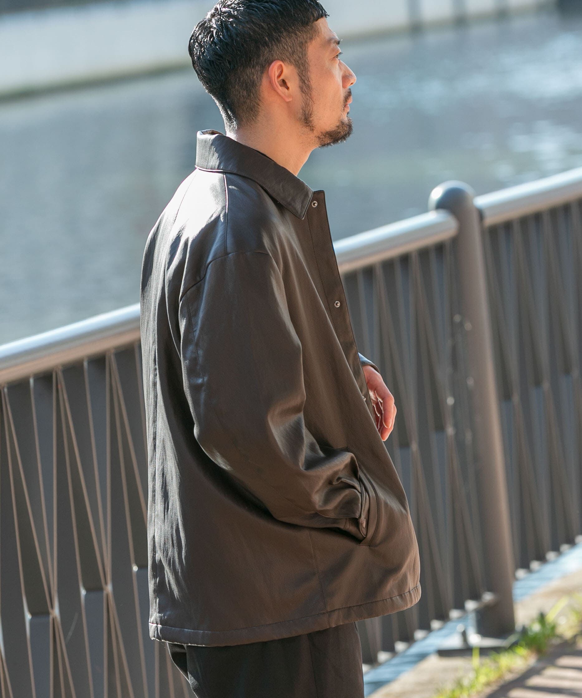 URBAN RESEARCH ROSSO「『XLサイズあり』ビーガンファブリックコーチジャケット」|その他|