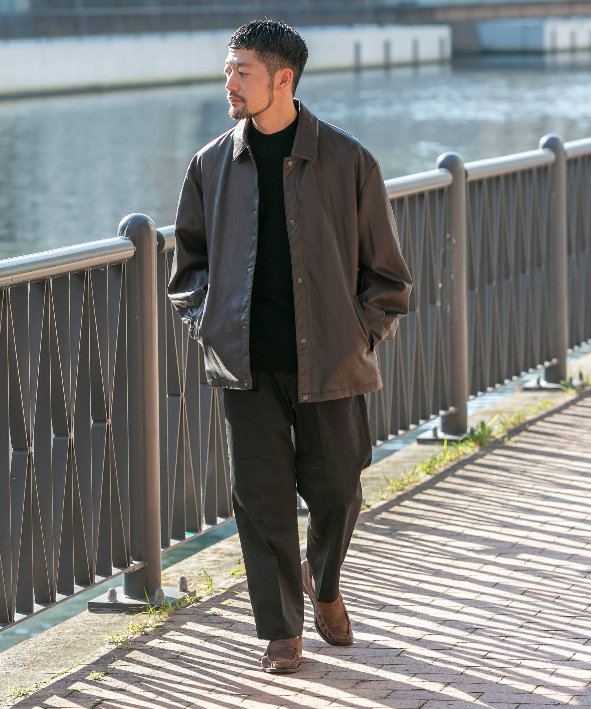 URBAN RESEARCH ROSSO「『XLサイズあり』ビーガンファブリックコーチジャケット」|その他|