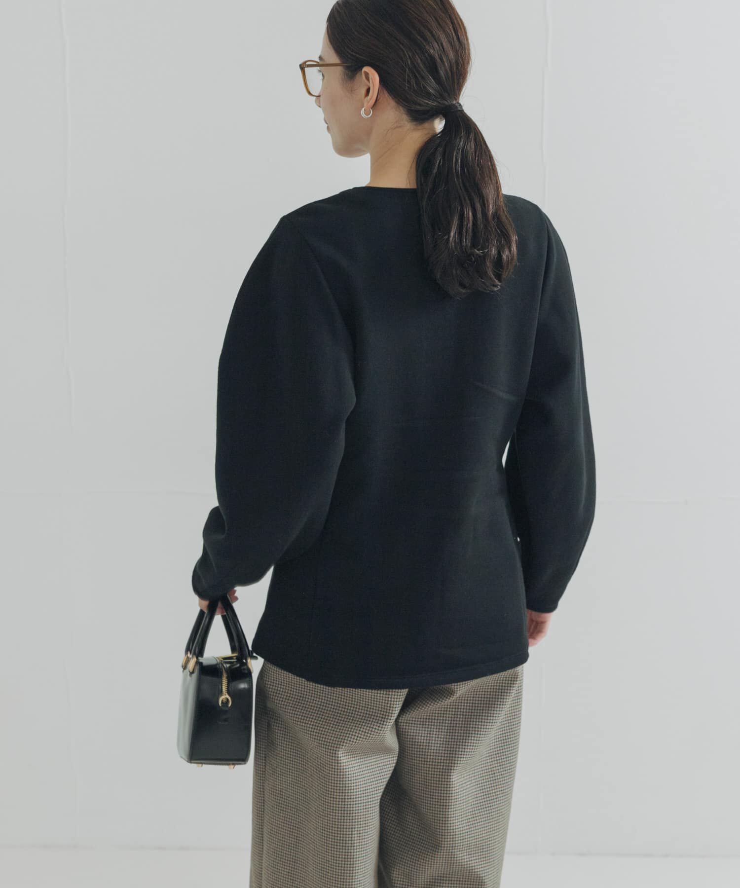 URBAN RESEARCH「ボリュームスリーブ裏起毛カーディガン」|カーディガン|