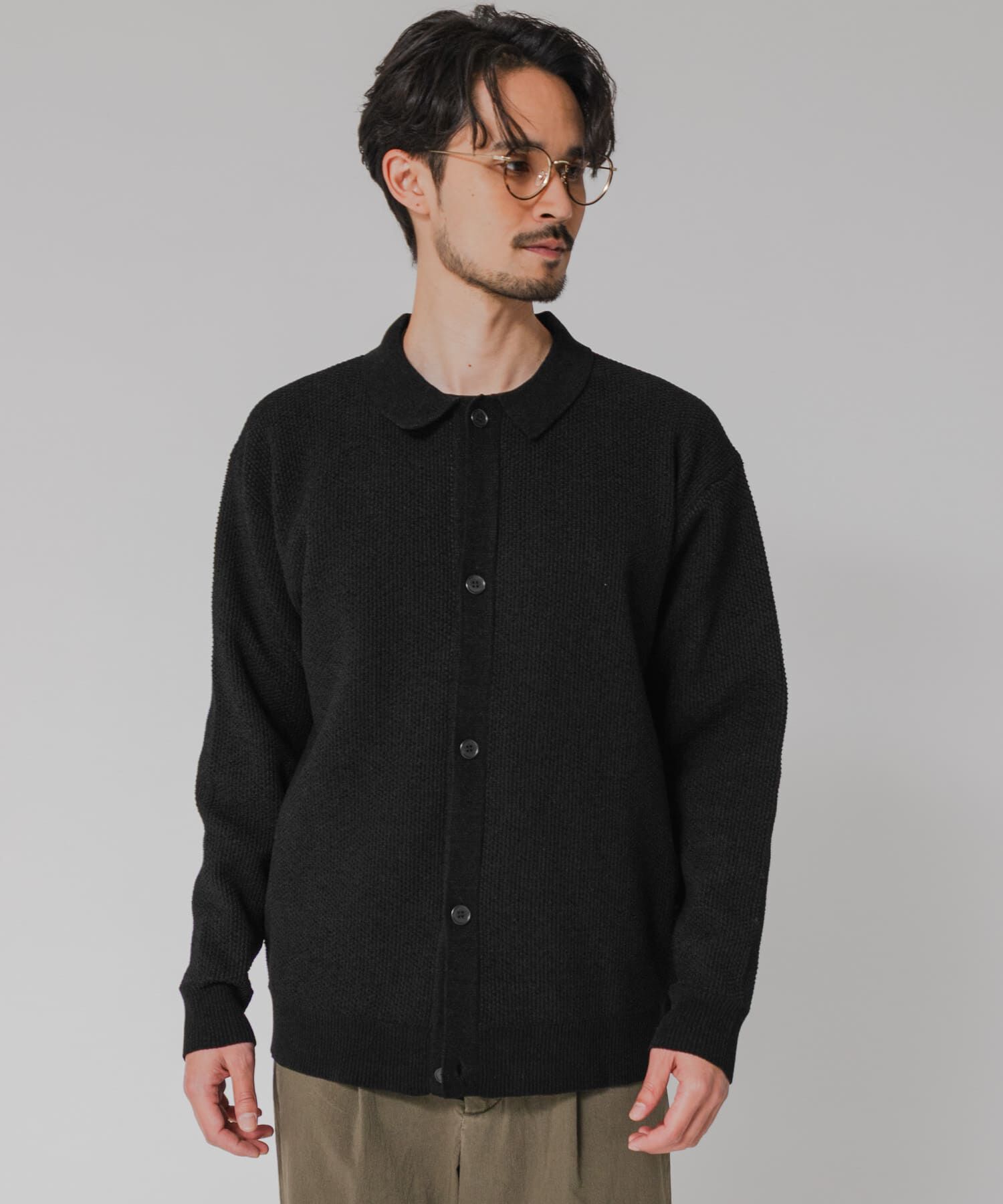 URBAN RESEARCH「モールリュクスポロカーディガン」|カーディガン|