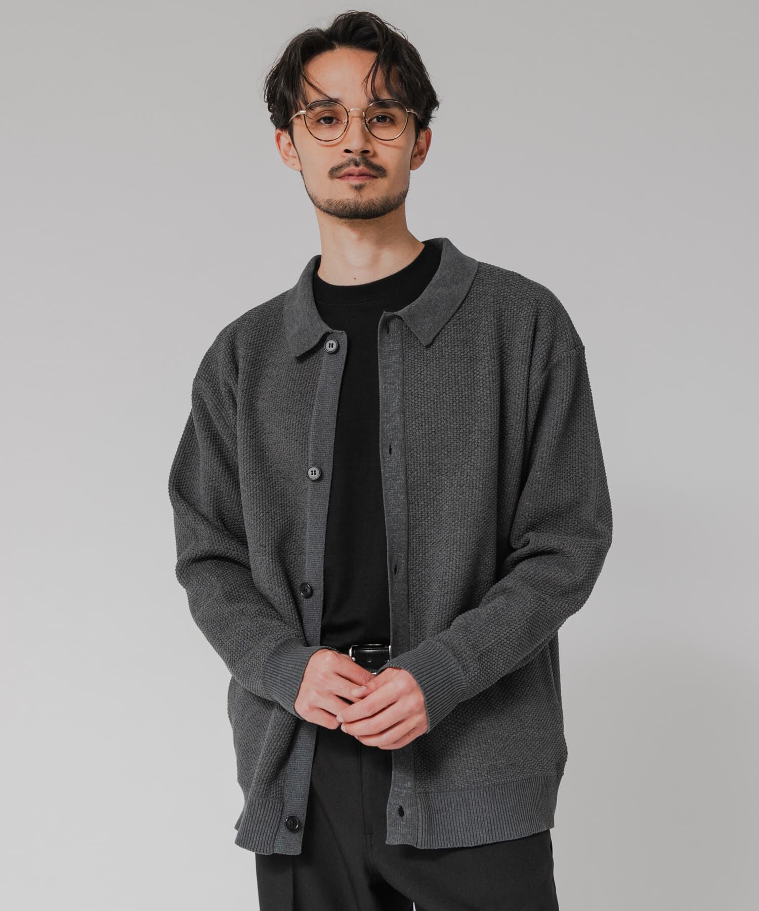 URBAN RESEARCH「モールリュクスポロカーディガン」|カーディガン|