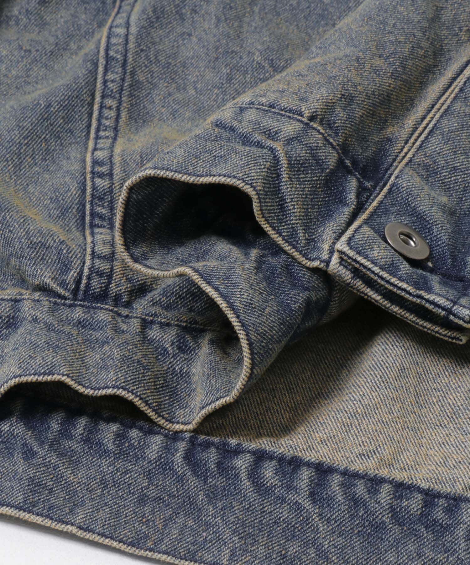 SENSE OF PLACE by URBAN RESEARCH「ヴィンテージライクデニムブルゾン」|デニムジャケット|