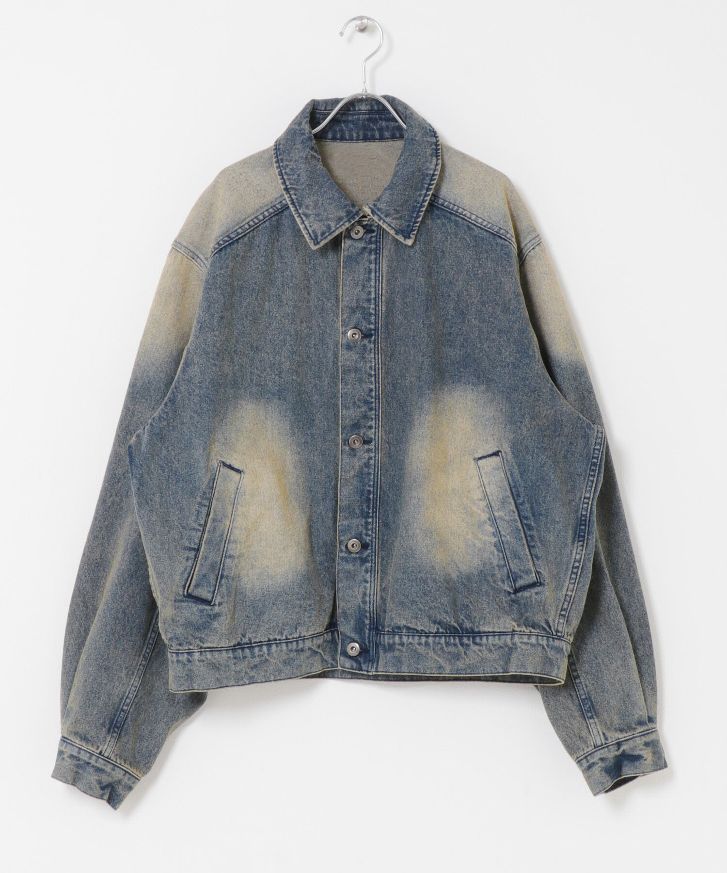 SENSE OF PLACE by URBAN RESEARCH「ヴィンテージライクデニムブルゾン」|デニムジャケット|