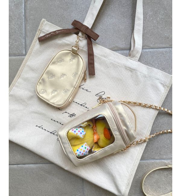  「フローラルぬいポーチ」|ポーチ|