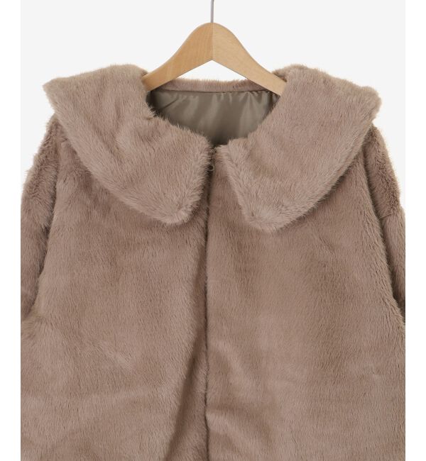  「ジップデザインファーブルゾン」|ブルゾン・スタジャン|