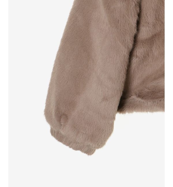  「ジップデザインファーブルゾン」|ブルゾン・スタジャン|