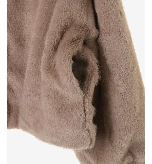  「ジップデザインファーブルゾン」|ブルゾン・スタジャン|