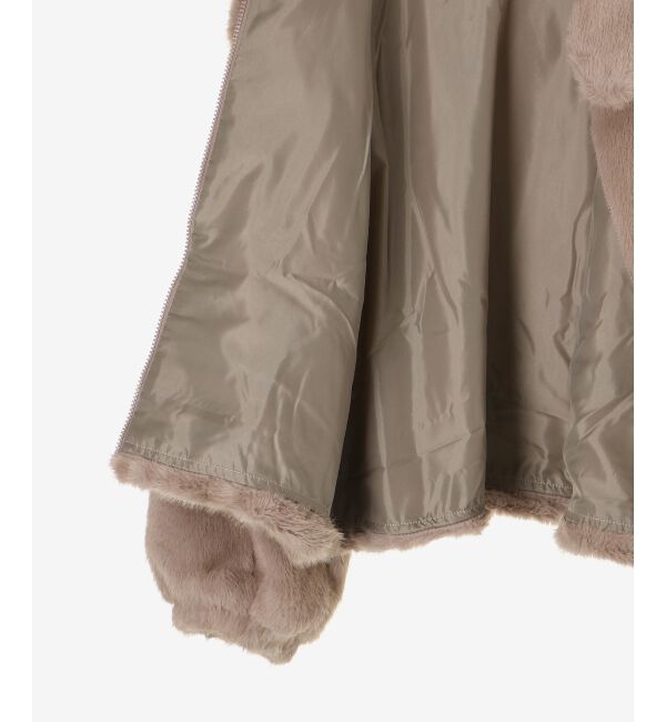  「ジップデザインファーブルゾン」|ブルゾン・スタジャン|