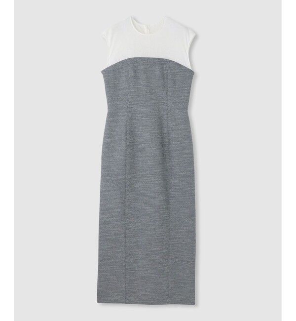 allureville「コンパクトツイルカットコンビワンピース」|ワンピース|