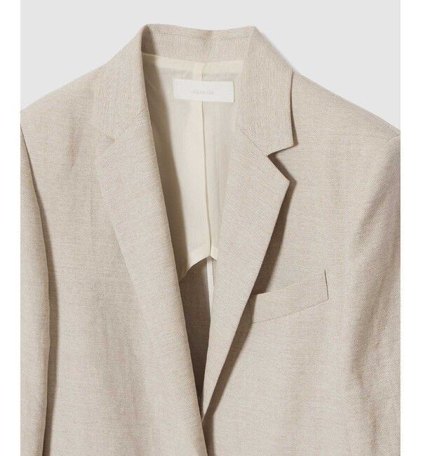 allureville「シャークスキンシングルオーバージャケット」|テーラードジャケット|