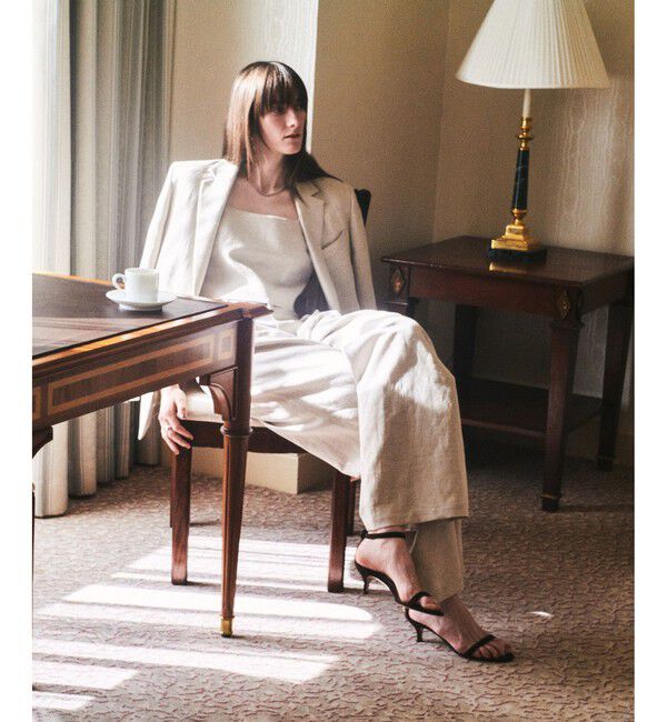 allureville「シャークスキンショートジレ」|ベスト・ジレ|