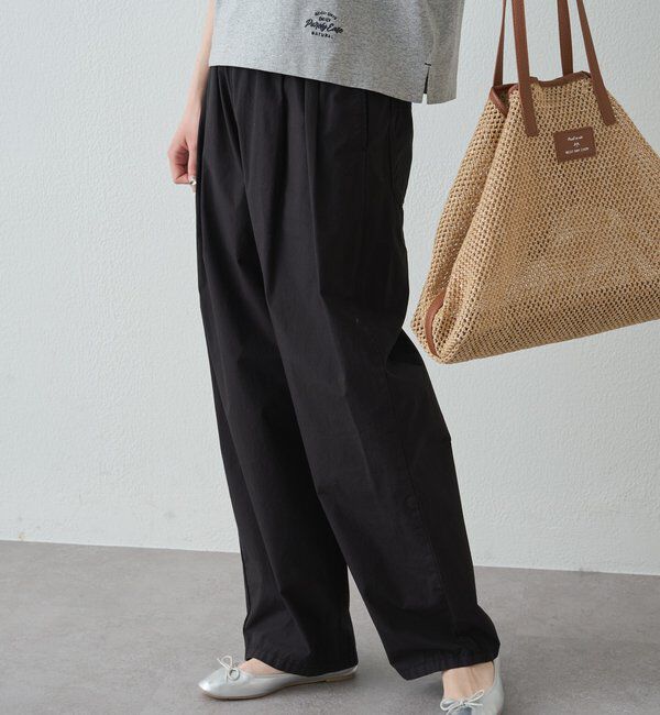  「【リニューアル/M・Lサイズあり】高密度コットン製品染めコクーンパンツ」|その他|