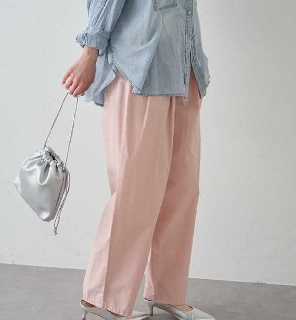  「【リニューアル/M・Lサイズあり】高密度コットン製品染めコクーンパンツ」|その他|