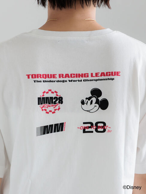 Te chichi「【Disney】MICKEY/ロゴプリントTシャツ」|Tシャツ・カットソー|