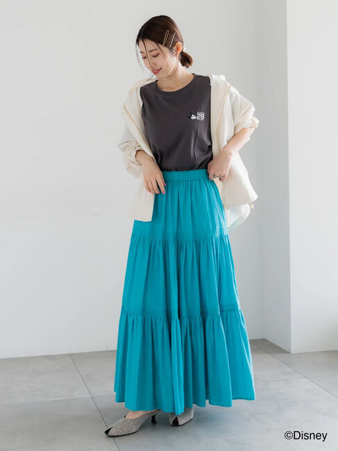 Te chichi「【Disney】MICKEY/ロゴプリントTシャツ」|Tシャツ・カットソー|