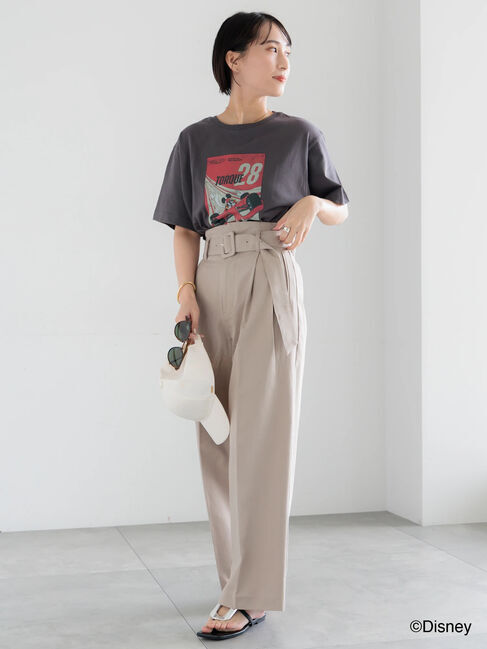 Te chichi「【Disney】MICKEY/フロントプリントTシャツ」|Tシャツ・カットソー|