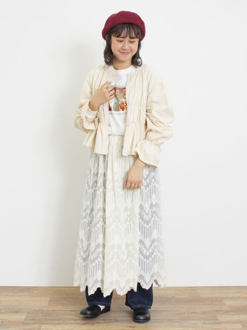 Samansa Mos2「デニム/ツイルシャーリングブラウス」|シャツ・ブラウス|